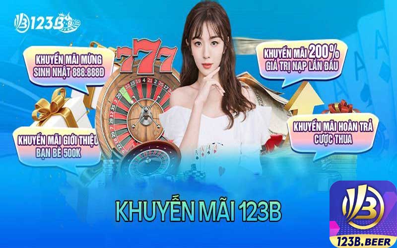 các thể loại khuyến mãi 123b 