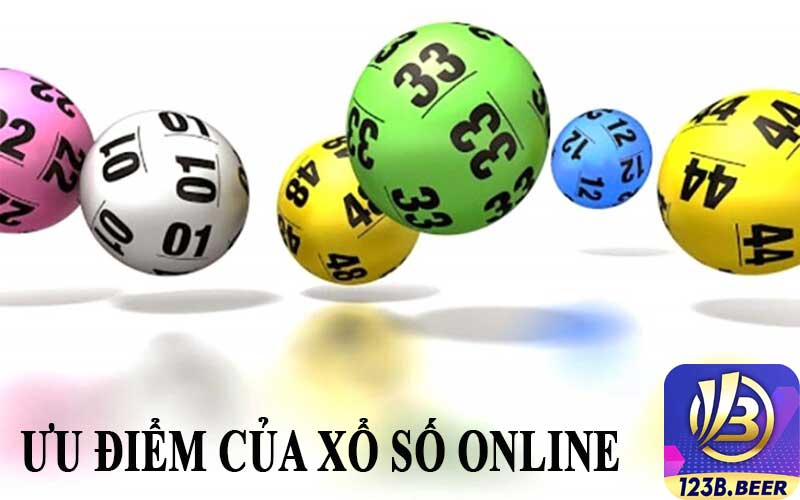 ưu điểm của xổ số online 